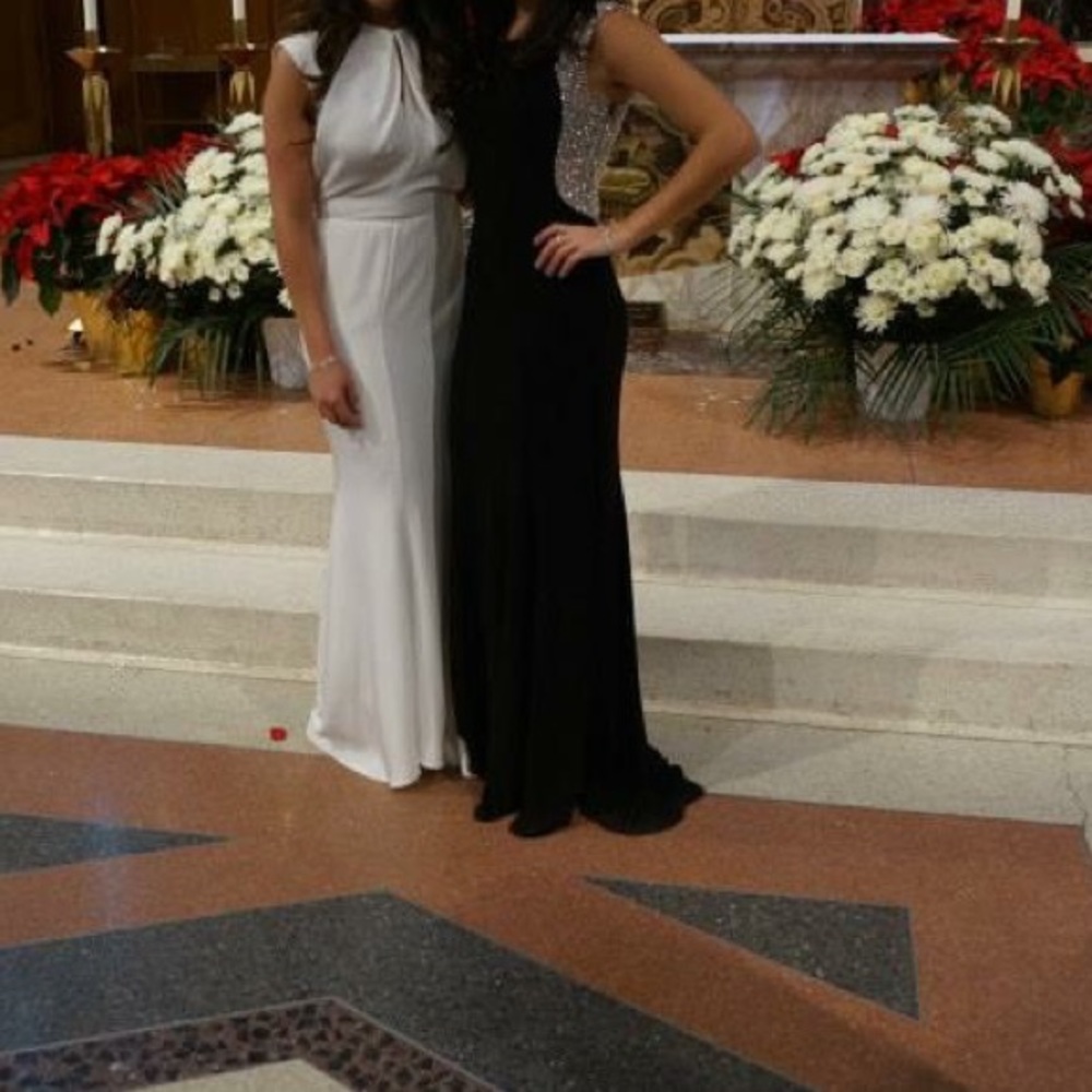 Black sequin gown